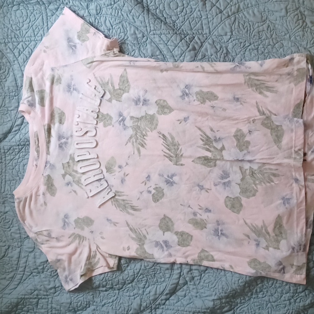 Floral Aeropostale shirt
